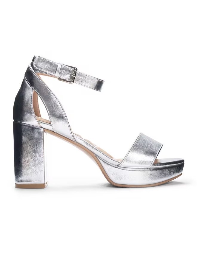 Go On Dressy Heel - Silver Metallic