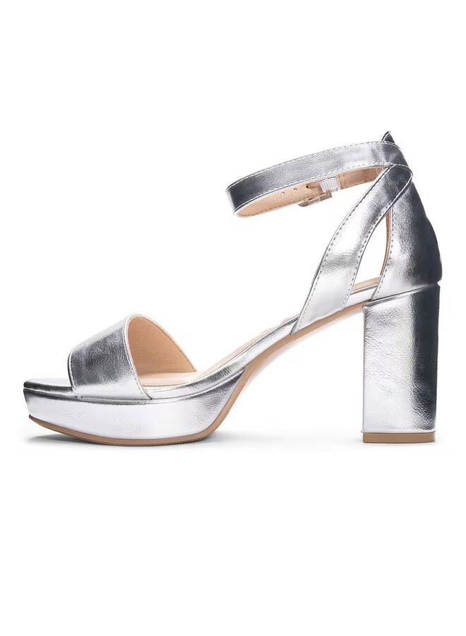 Go On Dressy Heel - Silver Metallic