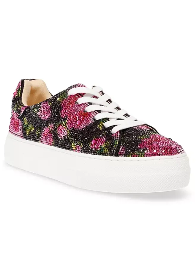 Sb-Sidny Dressy Sneakers - Black/Pink Floral