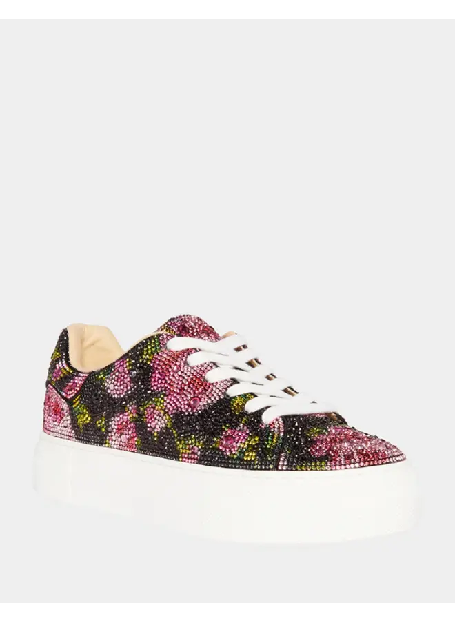 Sb-Sidny Dressy Sneakers - Black/Pink Floral