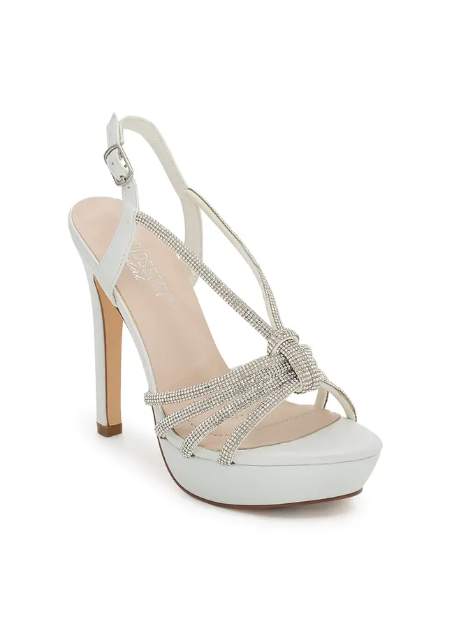 Claire Dressy Heel - White