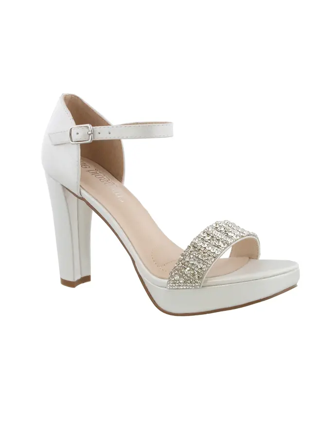 Marley-4 Dressy Heel - White