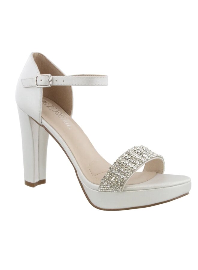 Marley-4 Dressy Heel - White