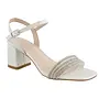 Kenia-1 Dressy Heel - White Shimmer