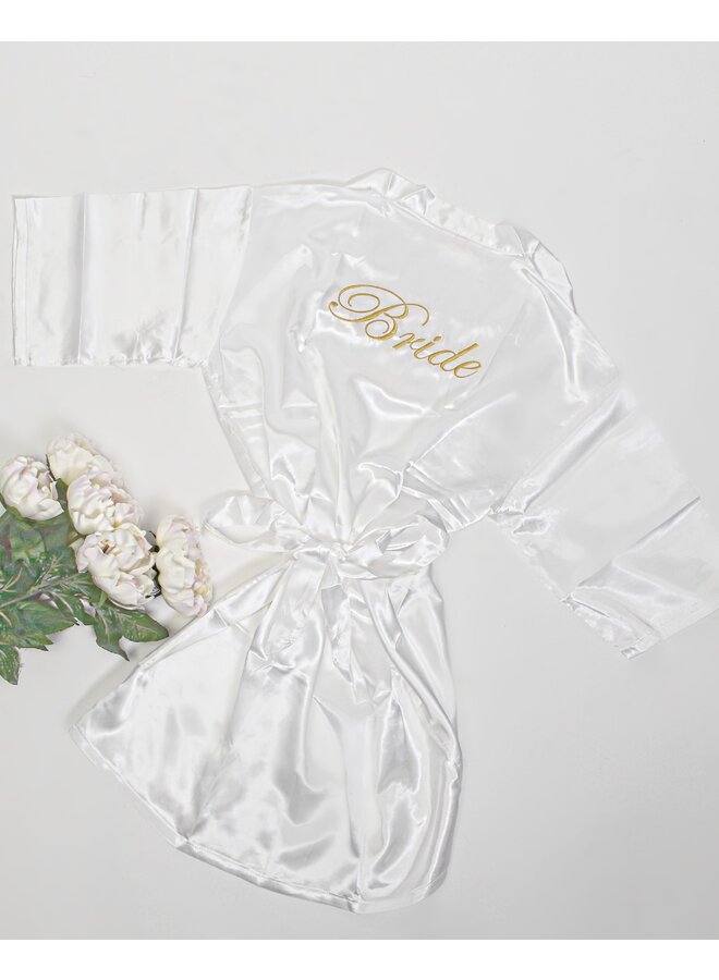 Bridal Robe - White