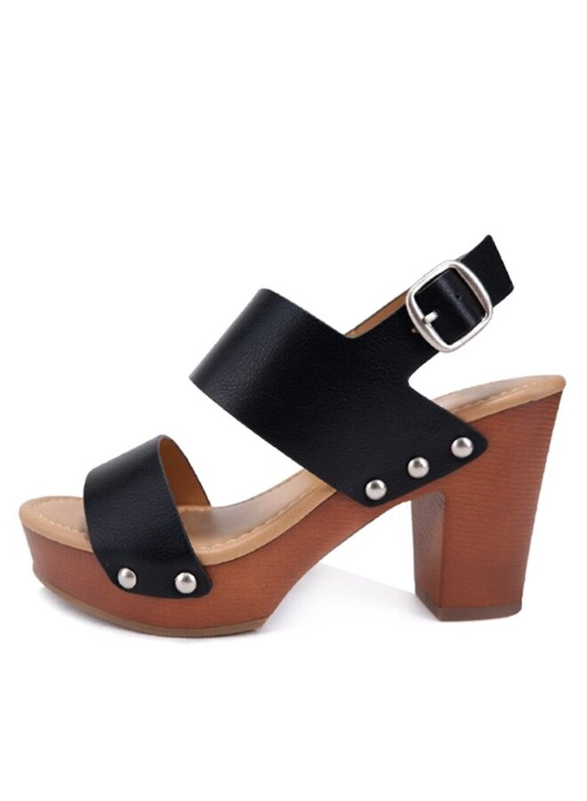 Abyss Casual Sandals - Black