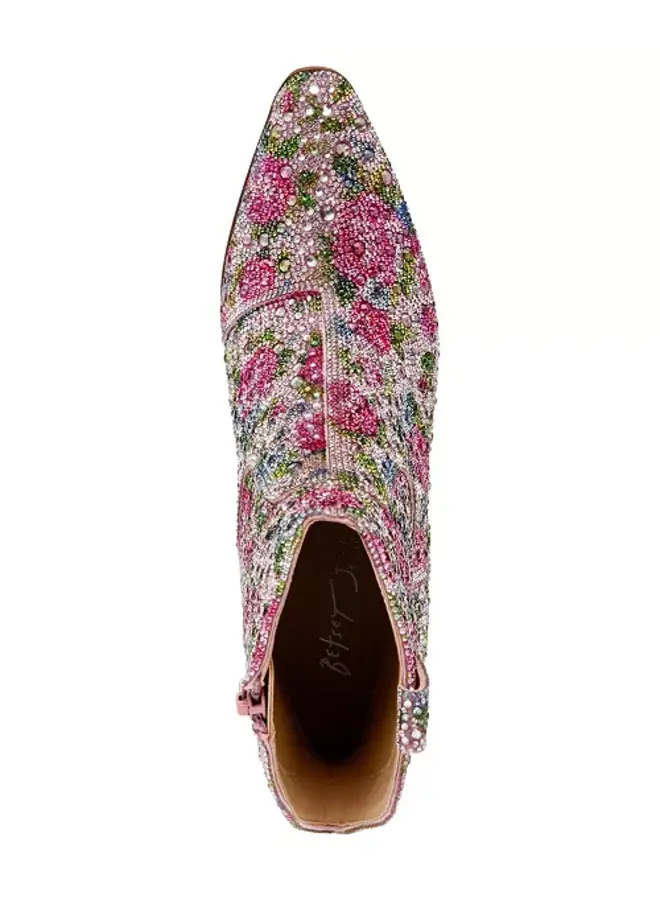 Sb-Divaf Dressy Boots - Pink Floral