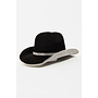 Pave Rhinestone Trim Cowboy Hat - Black