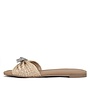 Harlowe Flat Sandal - Natural Raffia