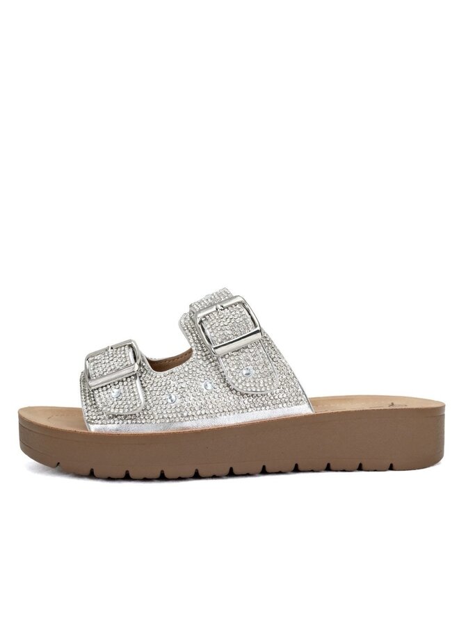 Karin Comfy Sandal - Silver