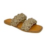 Rio-8 Flat Sandal - Gold