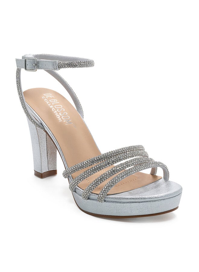 Amara-30 Dressy Heel - Silver