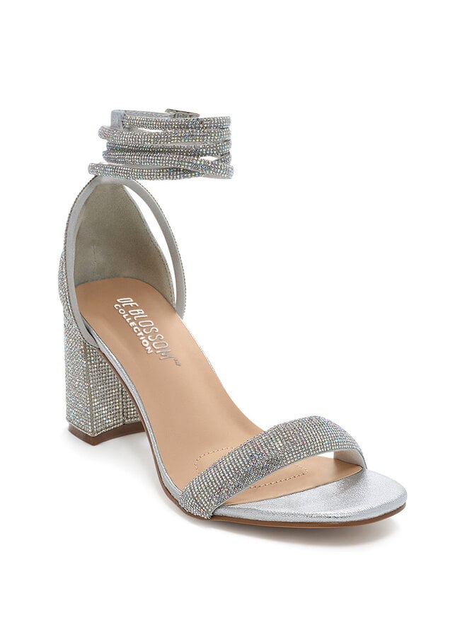 Web-1 Dressy Heel - Silver Shimmer
