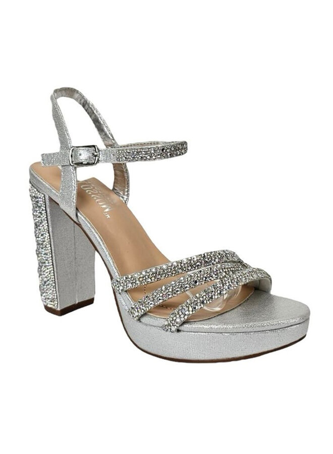 Jane-21 Dressy Heel - Silver Shimmer