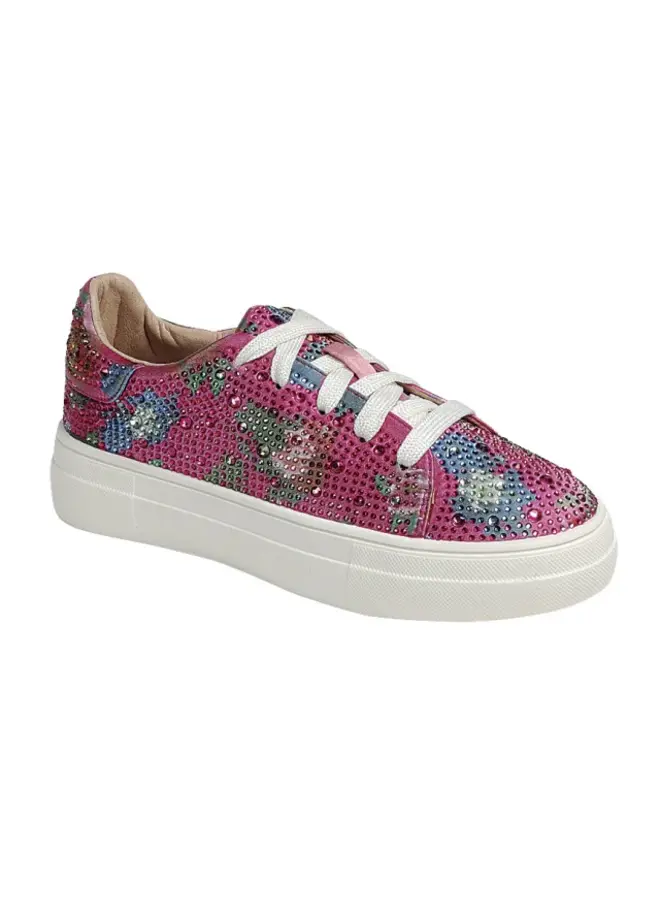 Dolce-66k Kids Sneaker - Fuchsia/Multi