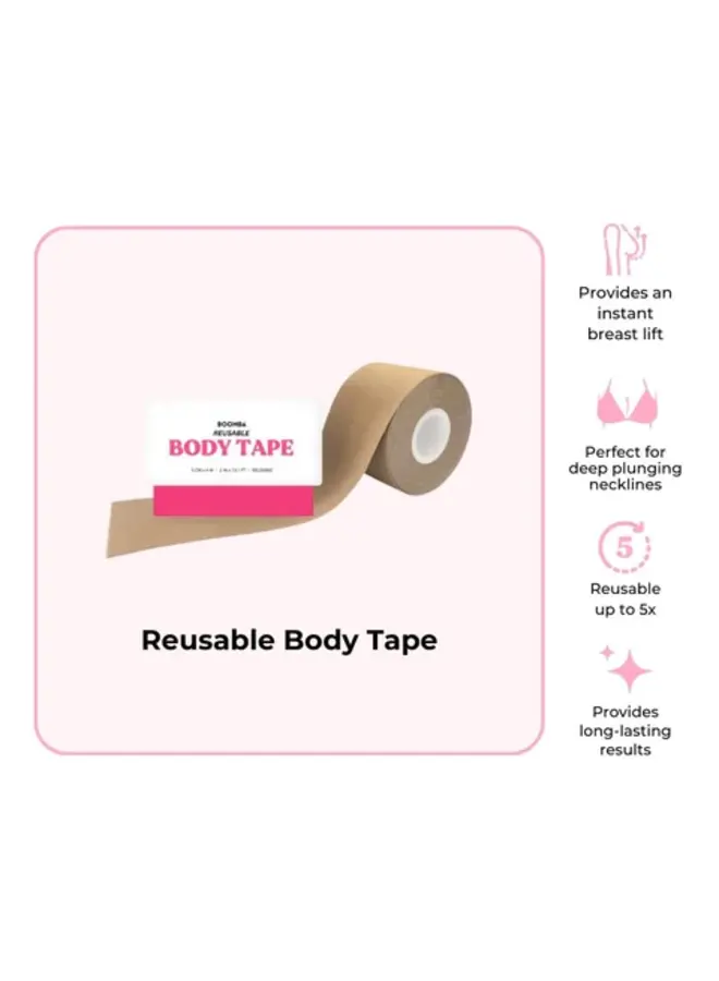 Reusable Body Tape MEGA - Beige (One Roll)