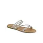 Taka-4 Flat Sandals - Silver Pu