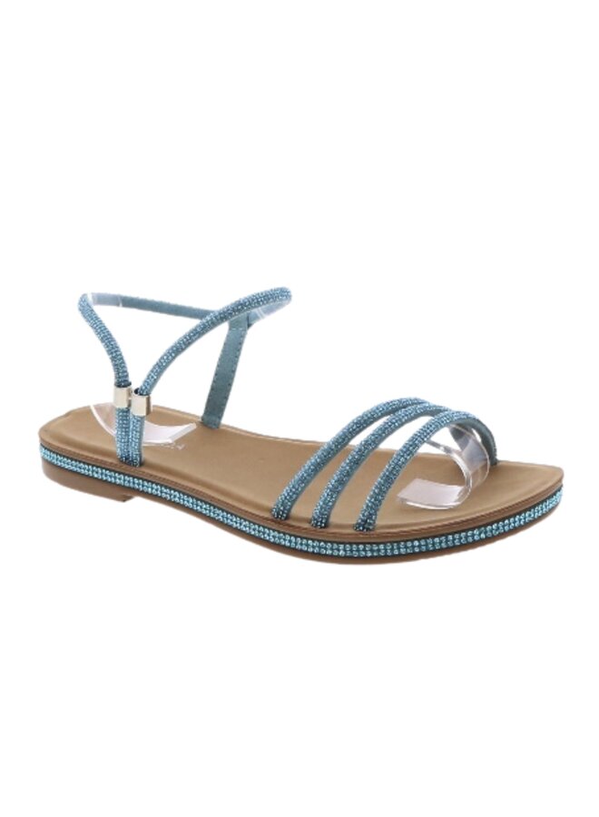 Tyson Flat Sandal - Teal/Su