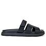 Bianca Comfy Sandal - Black Pu