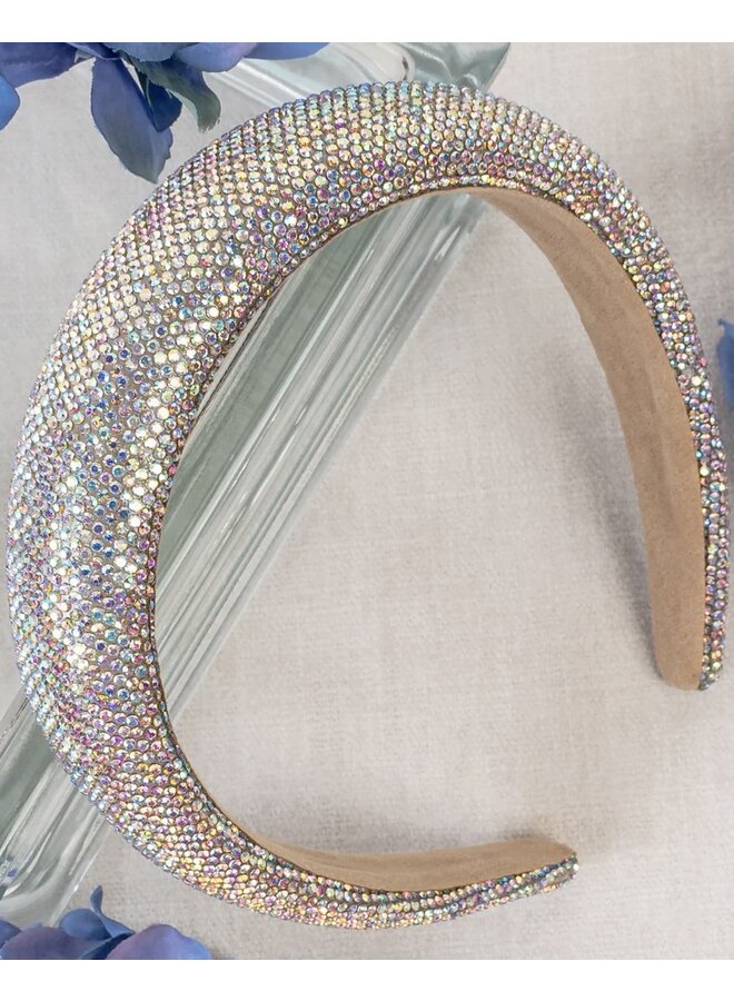 Rhinestone Cushion Headband - AB