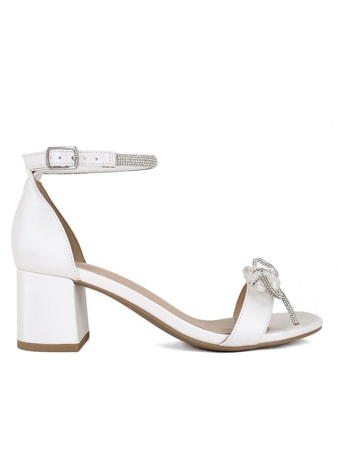 Sun Casual Heels - White