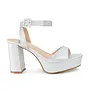 Anya-2 Dressy Heel - Silver Shimmer
