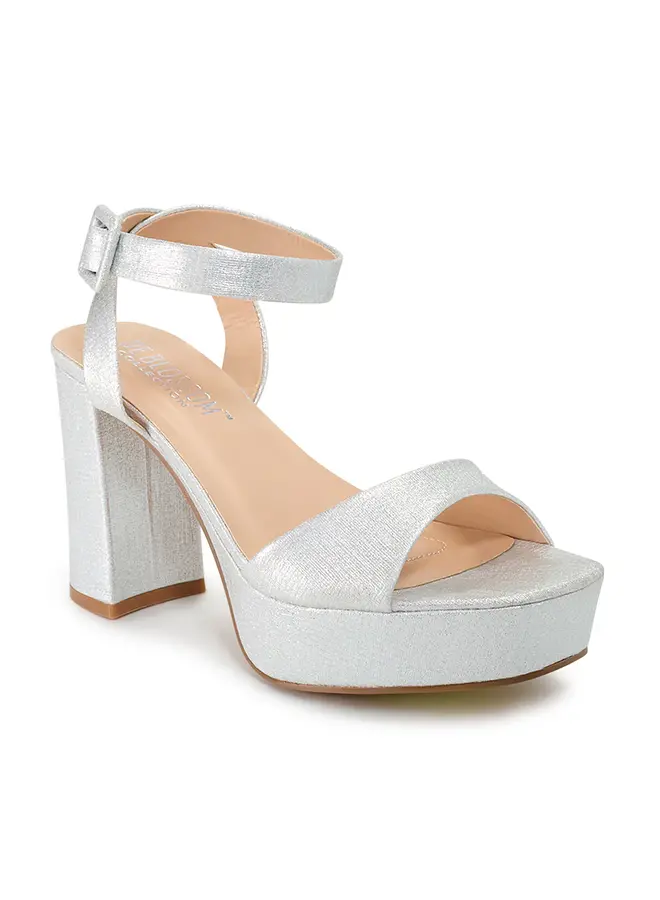 Anya-2 Dressy Heel - Silver Shimmer