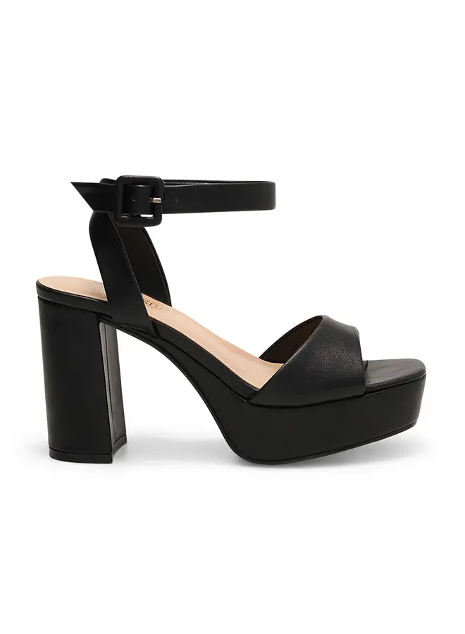 Anya-2 Dressy Heel - Black Pu