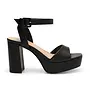 Anya-2 Dressy Heel - Black Pu