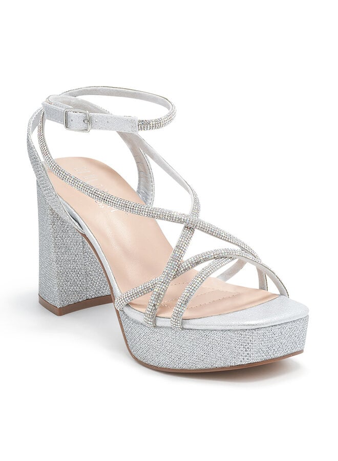 Scotty-52 Dressy Heel - Silver Sparkle