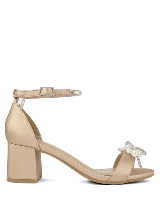 Sun Casual Heels - Champagne