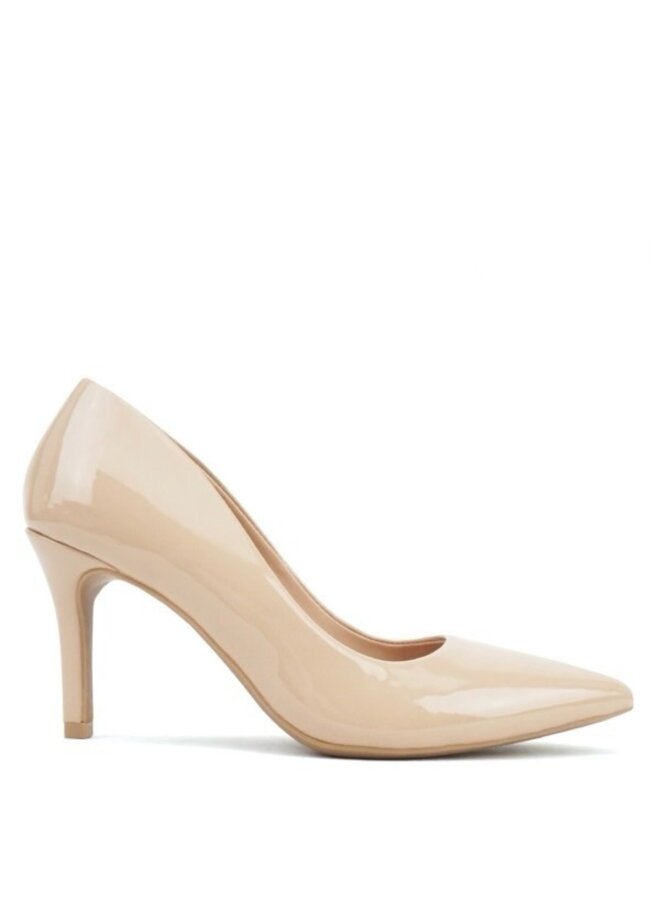 Florian Casual Heels - Beige Patent