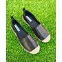 Lotus Rhinestone Espadrilles - Black
