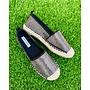 Lotus Rhinestone Espadrilles - Pewter