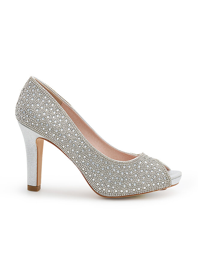 Jonny-31 Dressy Heel - Silver Sparkle