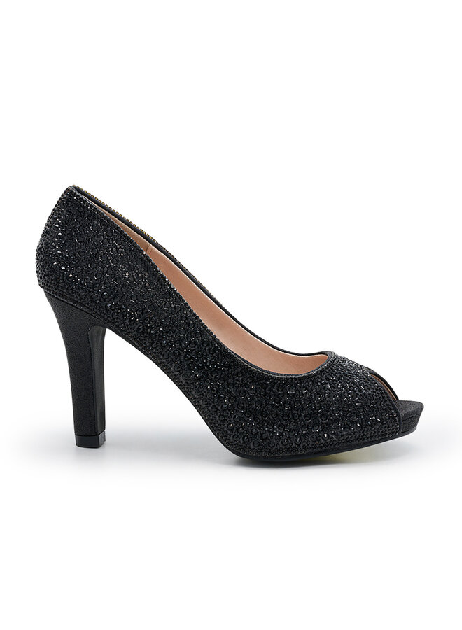 Jonny-31 Dressy Heel - Black Sparkle