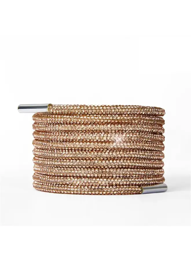 Rhinestone Shoe Laces - Champagne