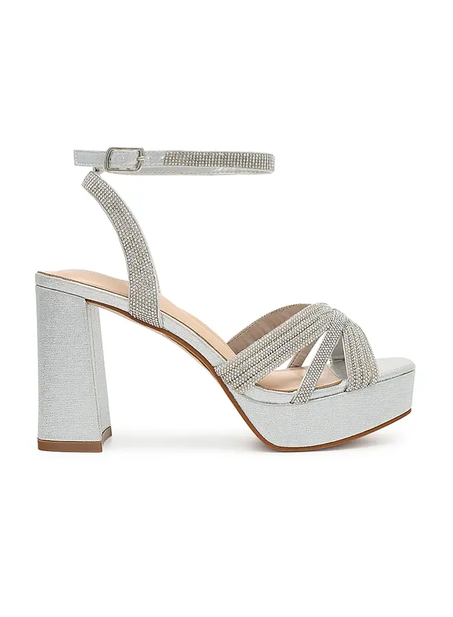Scotty-12 Dressy Heel - Silver Shimmer