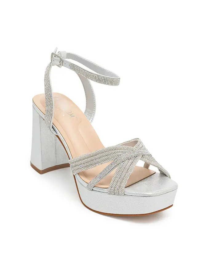 Scotty-12 Dressy Heel - Silver Shimmer