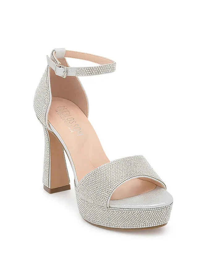 Regina-1 Dressy Heel - Silver Shimmer