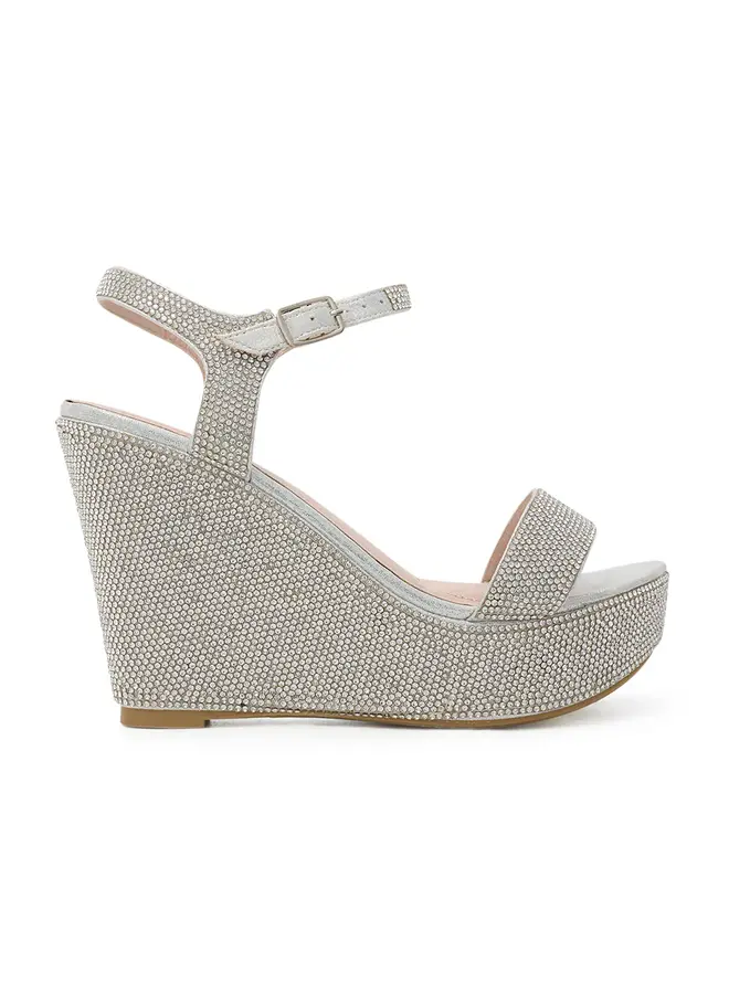 Christy-55 Dressy Heel - Silver