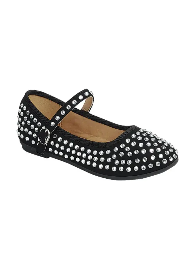 Mariana-18k Girls Flats - Black