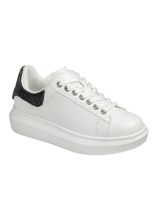 Princess-2 Casual Sneakers - White/Black