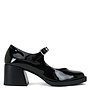 Lance Casual Heels - Black Patent