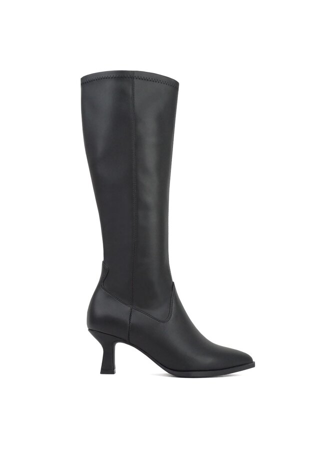Drawn Dressy Boot - Black Pu