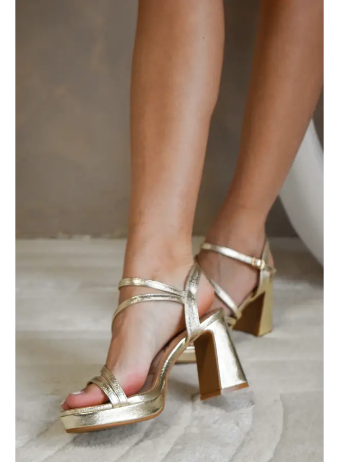 Adina-1 Dressy Heel - Gold