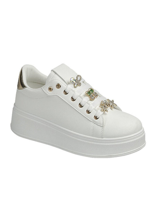 Hailey-26 Casual Sneakers - White