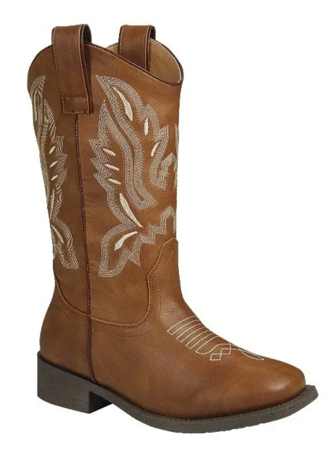 Cowboy-01L Casual Boots - Tan