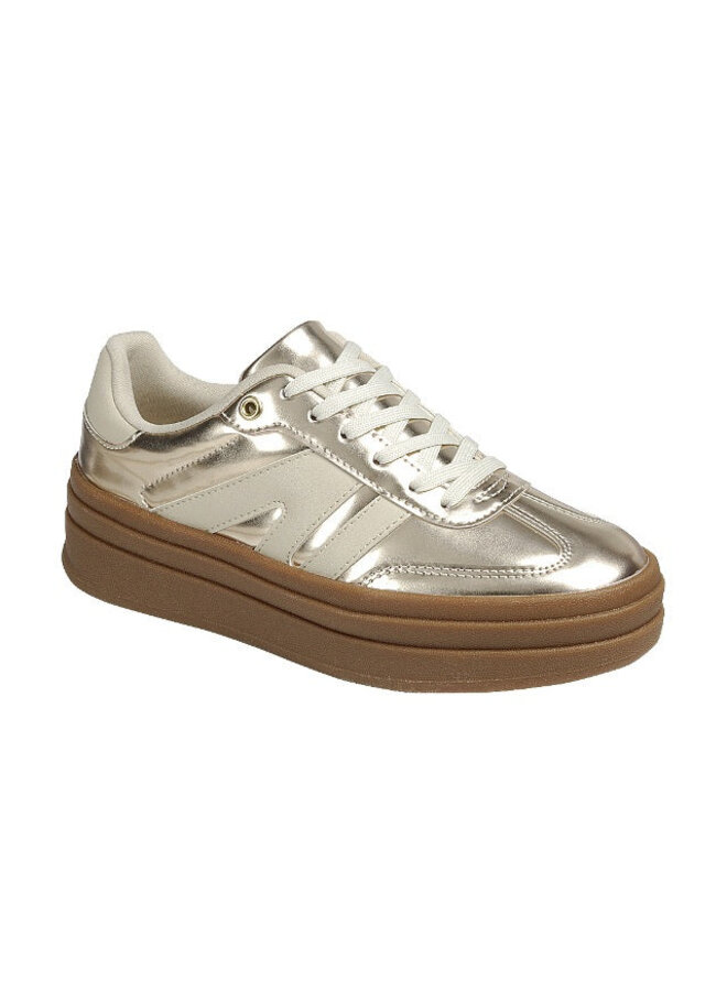 Topping-05k Kids Sneaker - Gold/Beige
