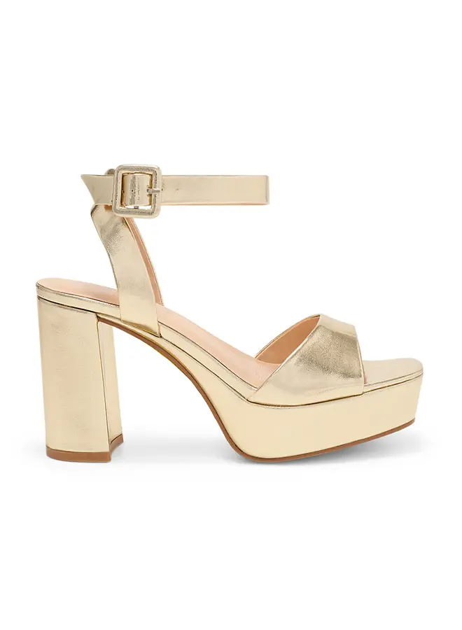 Anya-2 Dressy Heel - Gold Metallic